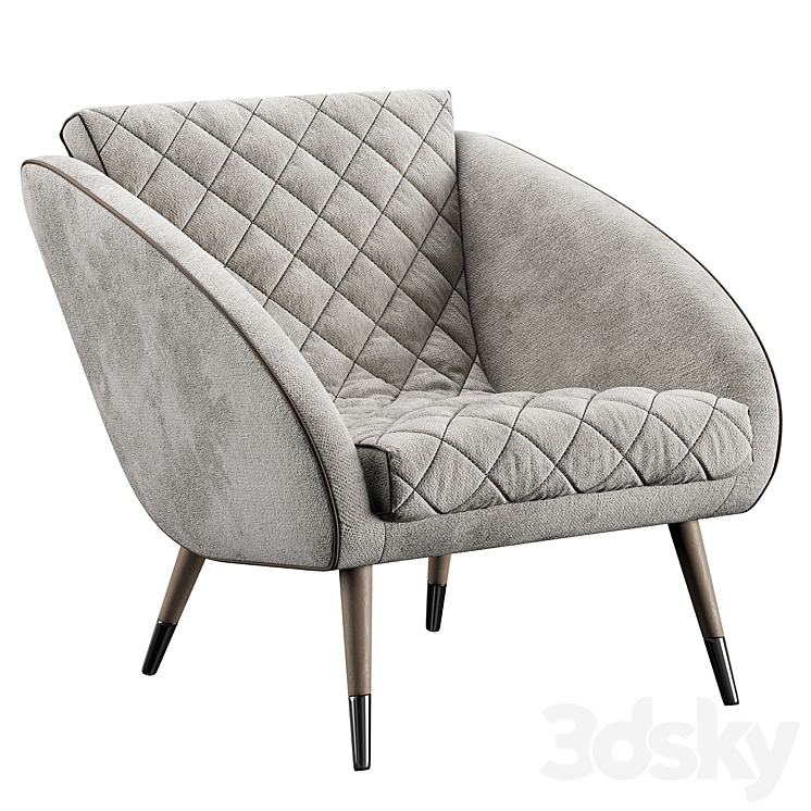 Minnesota Armchair Konyshev 3DS Max - thumbnail 1