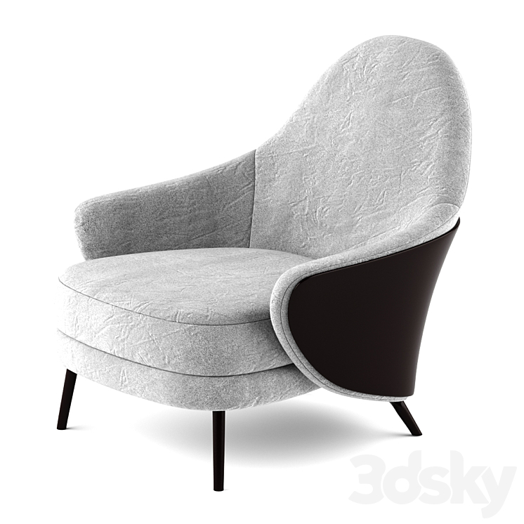 minotii angie armchair 3DS Max - thumbnail 2