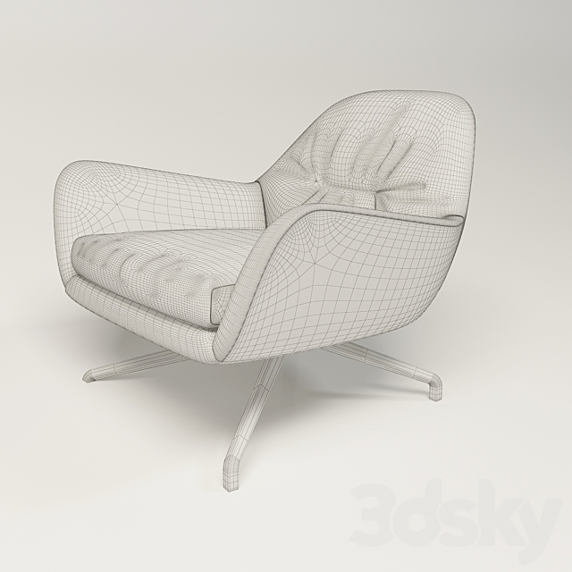 Minotti _ Jensen 3DS Max Model - thumbnail 2