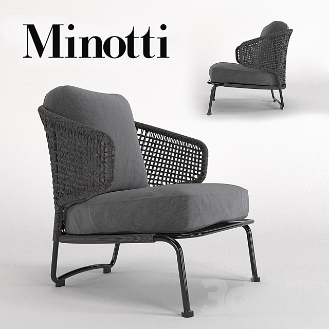 Minotti Aston “Cord” Indoor 3ds Max - thumbnail 1