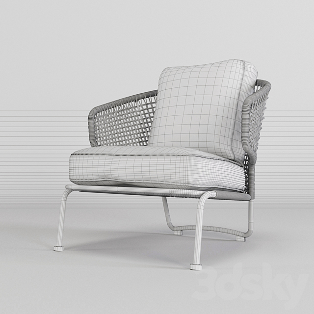 Minotti Aston “Cord” Indoor 3ds Max - thumbnail 3