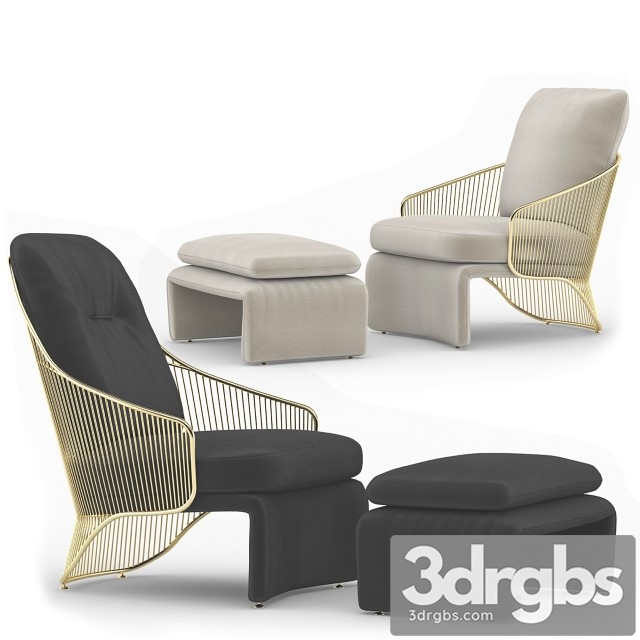 Minotti Colette 3dsmax Download - thumbnail 1