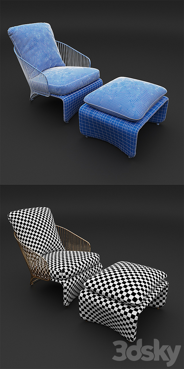 Minotti Colette 3DSMax File - thumbnail 3