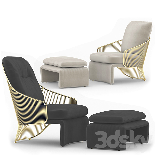 Minotti colette 3DSMax File - thumbnail 1