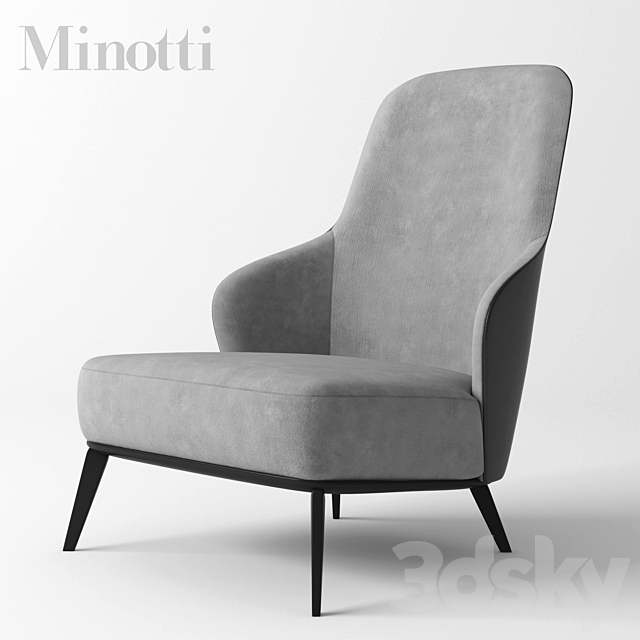 Minotti | Collection Leslie 3DS Max Model - thumbnail 1