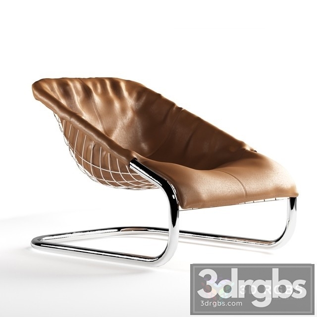 Minotti Cortina Armchair 02 3dsmax Download - thumbnail 1