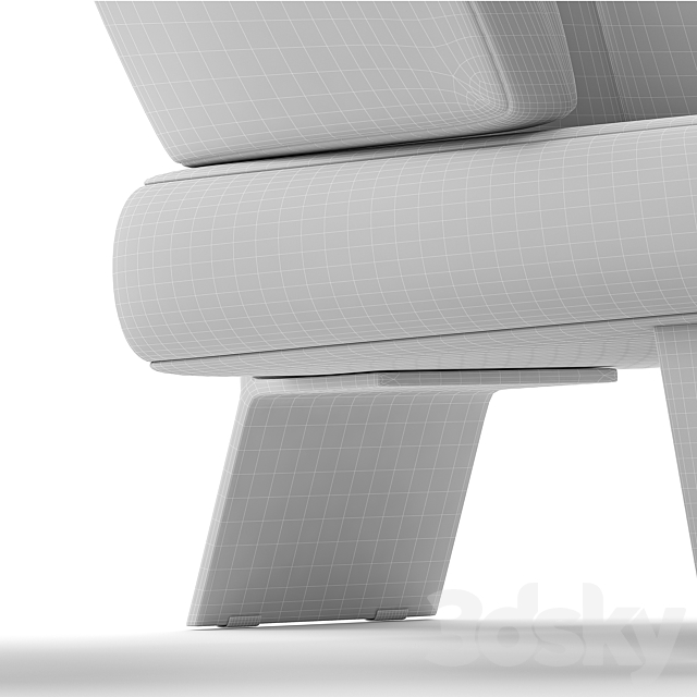 Minotti creed chair 3DSMax File - thumbnail 3