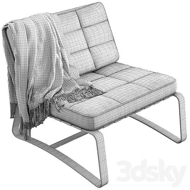 Minotti delaunay quilt 3DSMax File - thumbnail 3