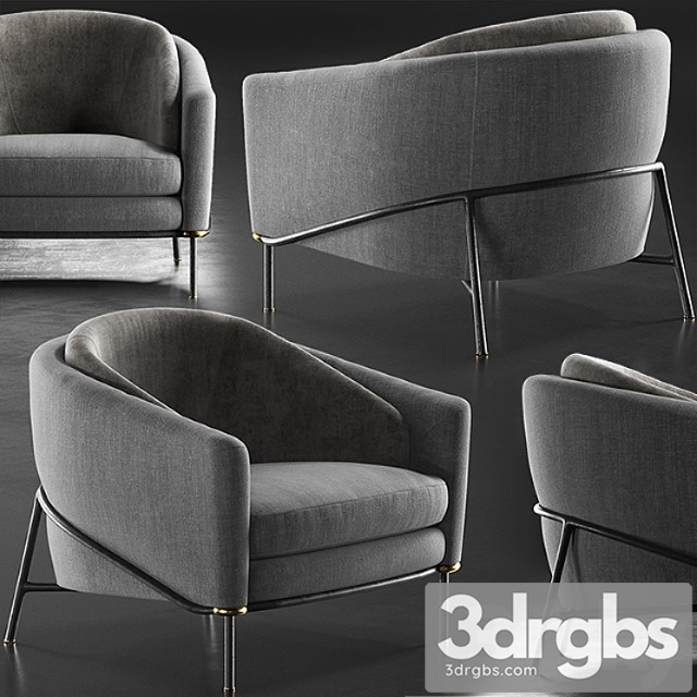 Minotti fil noir 3dsmax Download - thumbnail 1