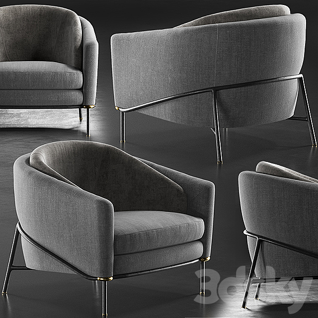 Minotti Fil Noir 3DSMax File - thumbnail 1