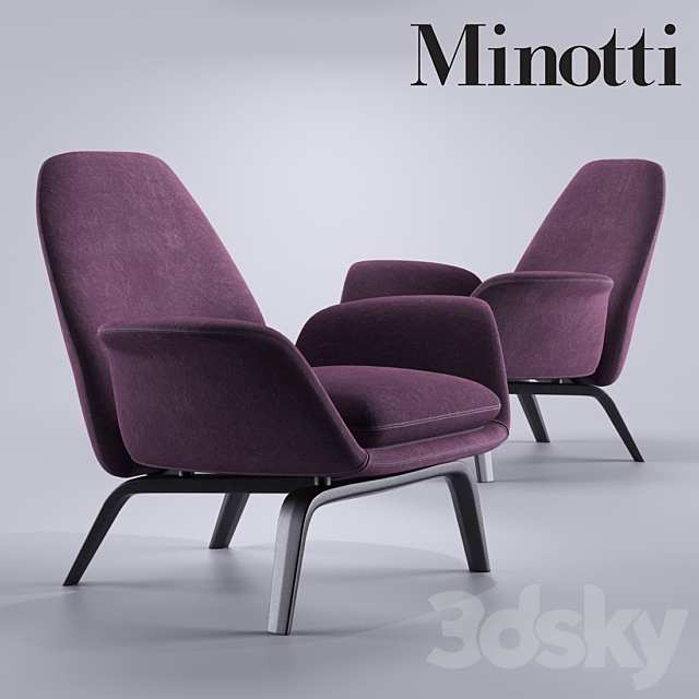 Minotti Gilliam 3DSMax File - thumbnail 1