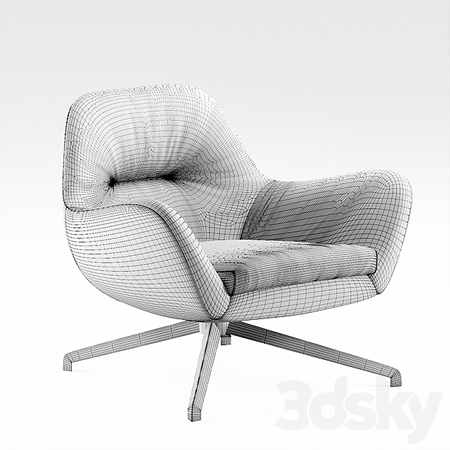 Minotti jensen 3DS Max Model - thumbnail 3