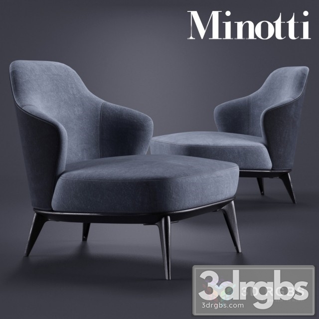 Minotti Leslie Senza 3dsmax Download - thumbnail 1