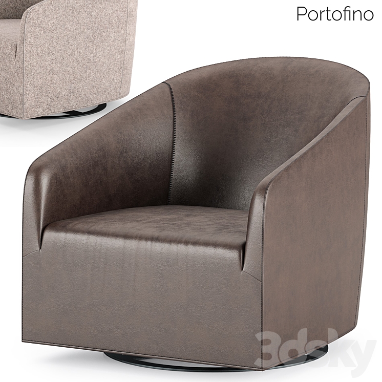 Minotti Portofino Armchair 2 3DS Max - thumbnail 2