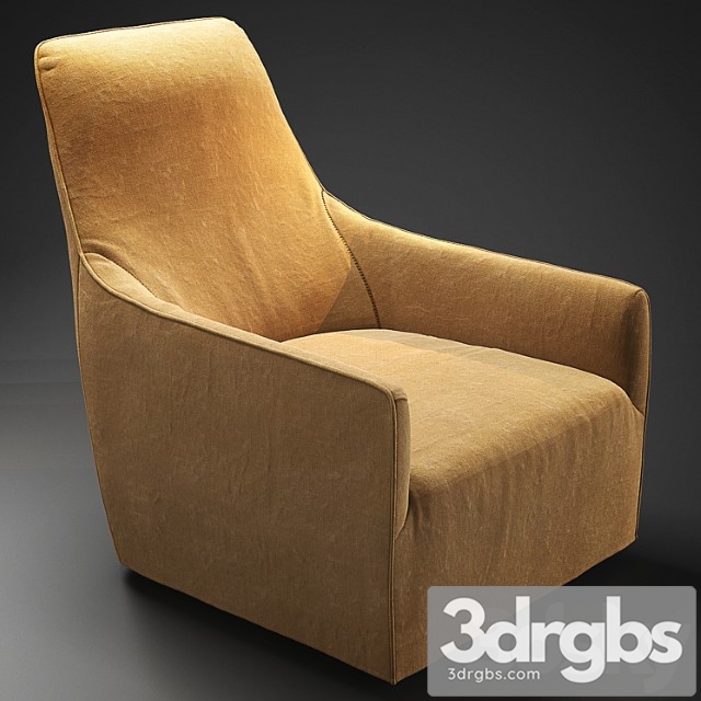 Minotti Portofino Bergere 3dsmax Download - thumbnail 1