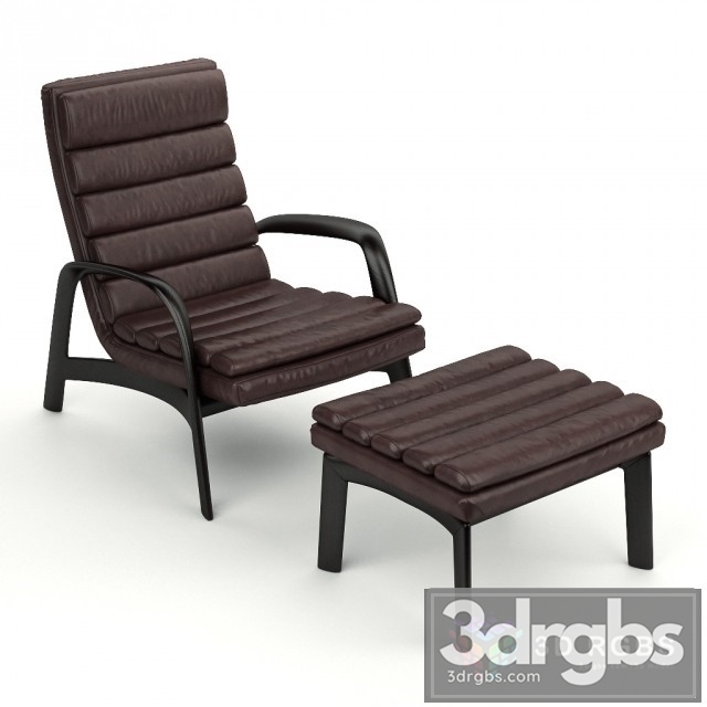 Minotti Saville Armchair 3dsmax Download - thumbnail 1