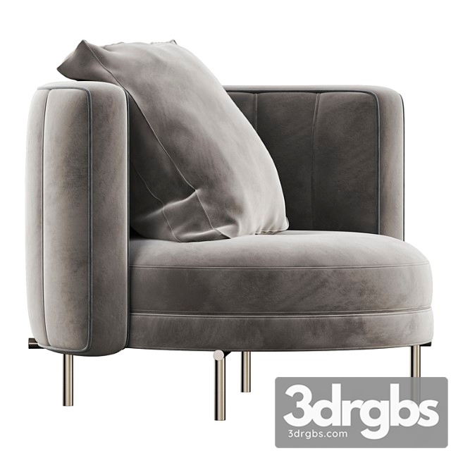 Minotti Torii Armchair 3 3dsmax Download - thumbnail 1