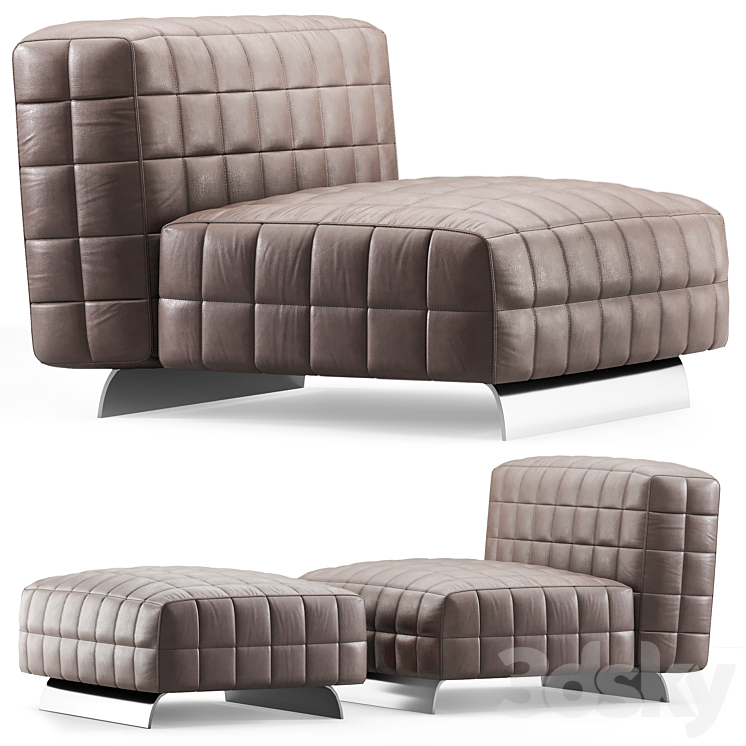 Minotti Twiggy Armchair | Armchair Minotti Twiggy 3DS Max Model - thumbnail 1