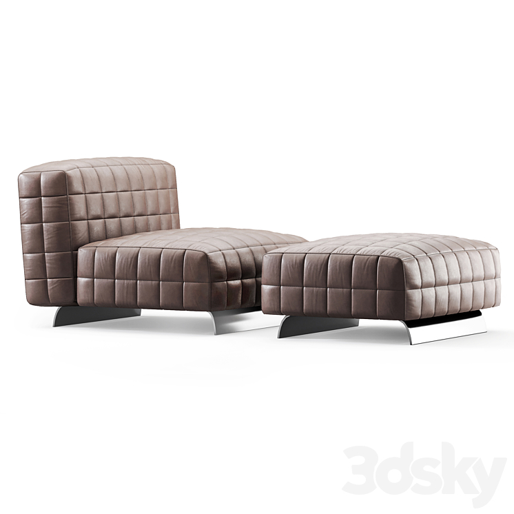 Minotti Twiggy Armchair | Armchair Minotti Twiggy 3DS Max Model - thumbnail 2