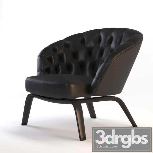 Minotti Winston Armchair 3dsmax Download - thumbnail 1