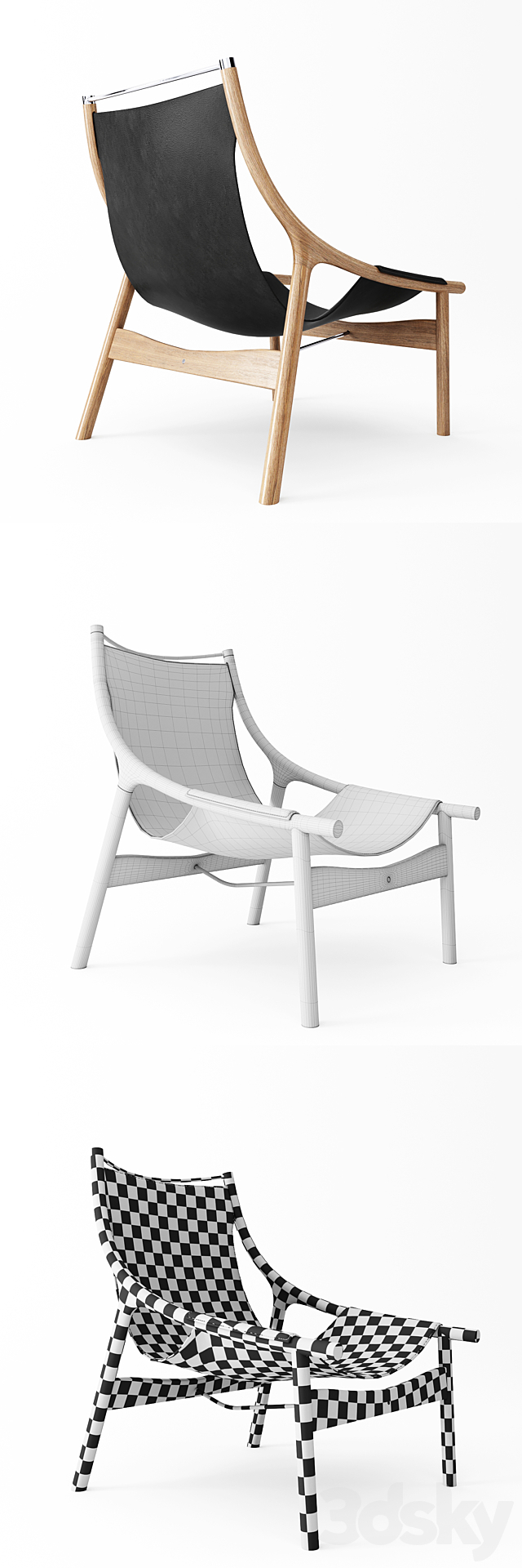 Mira Armchair by BPA International 3DSMax File - thumbnail 3