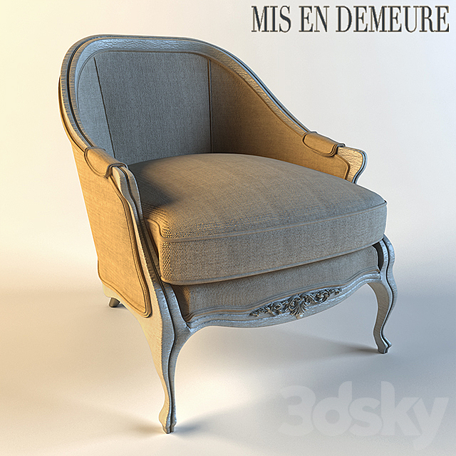 Mis En Demeure Fauteuil 3DSMax File - thumbnail 1