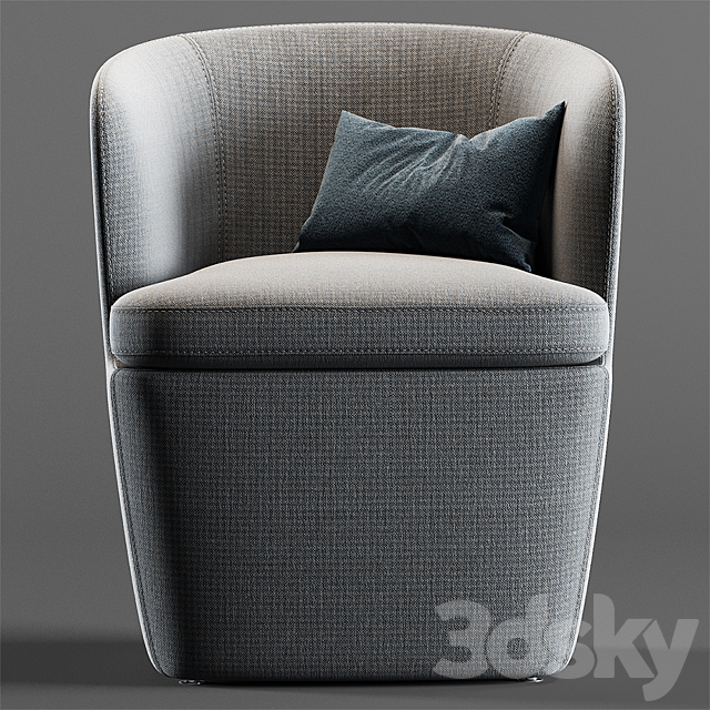 MisuraEmme SURFACE | Armchair 3DSMax File - thumbnail 2