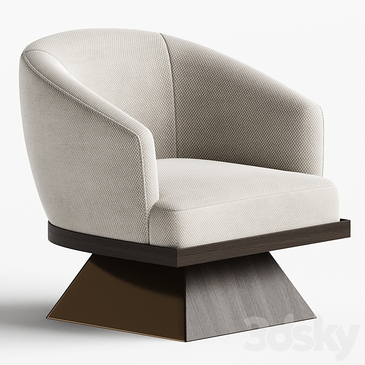 MOA ARMCHAIR 3DS Max Model - thumbnail 2