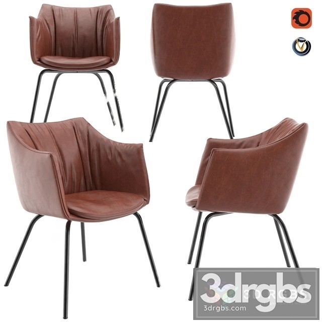 Mobeledom English Armchair 3dsmax Download - thumbnail 1