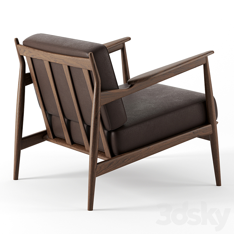 Model 107 chair by Magnus Olesen 3DS Max - thumbnail 2