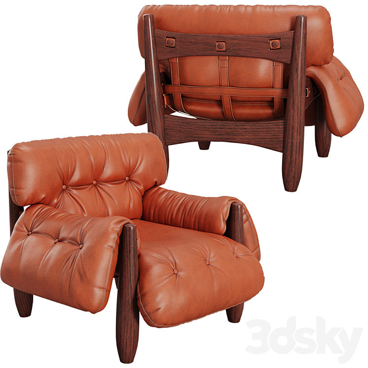 Mole armchair de LinBrasil 3DS Max - thumbnail 1