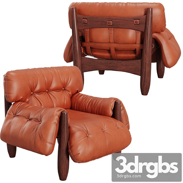 Mole armchair de linbrasil 3dsmax Download - thumbnail 1