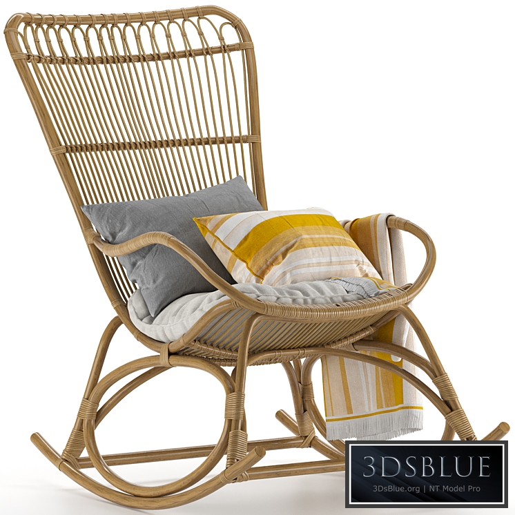 monet rocking chair 3DS Max - thumbnail 3