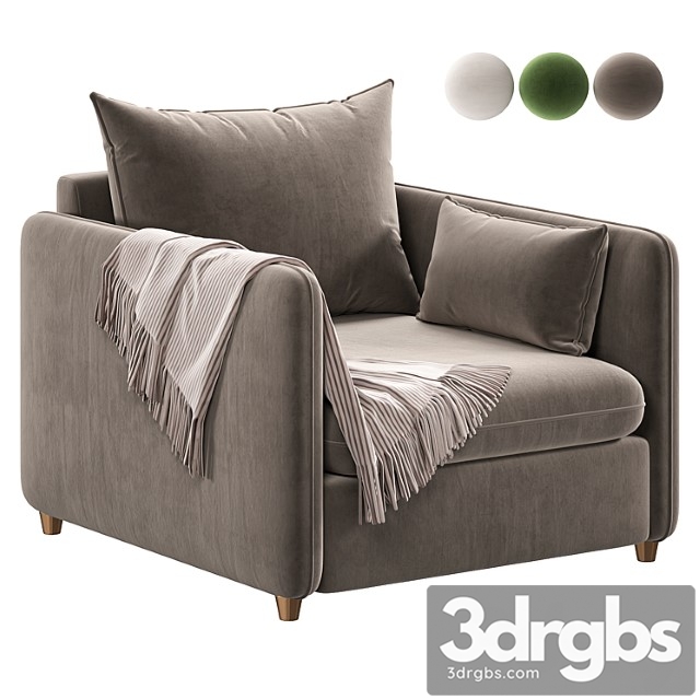 Mons Wagon Armchair 16 3dsmax Download - thumbnail 1