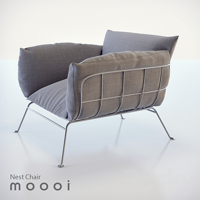 Moooi Nest Chair 3DS Max Model - thumbnail 2