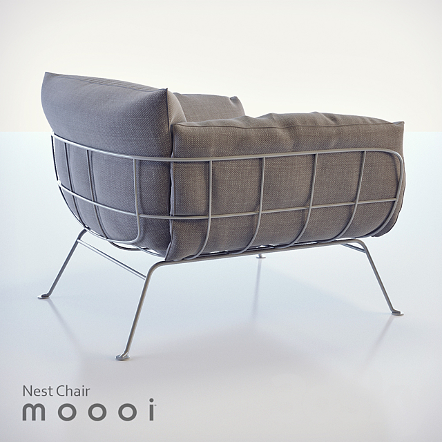 Moooi Nest Chair 3DS Max Model - thumbnail 3