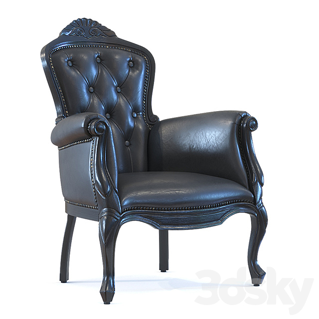 Moooi Smoke Armchair (not burnt) 3ds Max - thumbnail 1