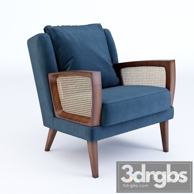 Morgan Goodwood Armchair 3dsmax Download - thumbnail 1