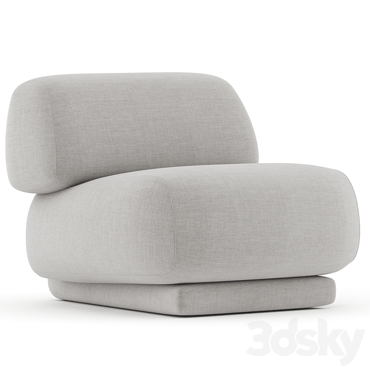 moroso gogan armchair 3DS Max Model - thumbnail 1