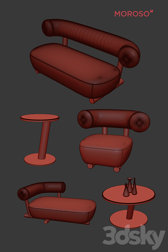 Moroso set 3DSMax File - thumbnail 3