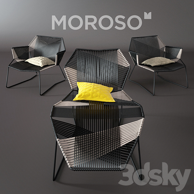 Moroso tropicalia chaise longue 3DS Max Model - thumbnail 1