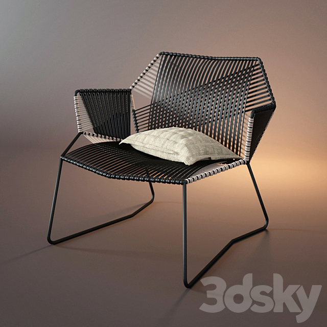 Moroso tropicalia chaise longue 3DS Max Model - thumbnail 2