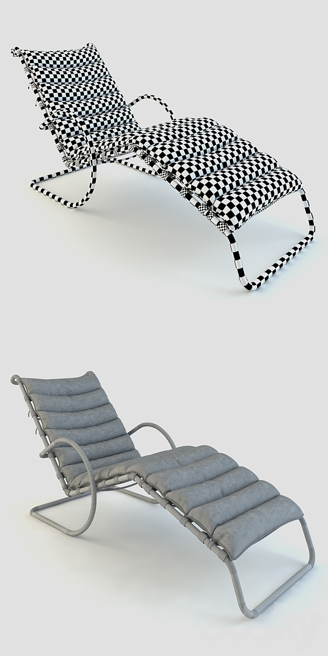 MR Adjustable Chaise Lounge 3DSMax File - thumbnail 3