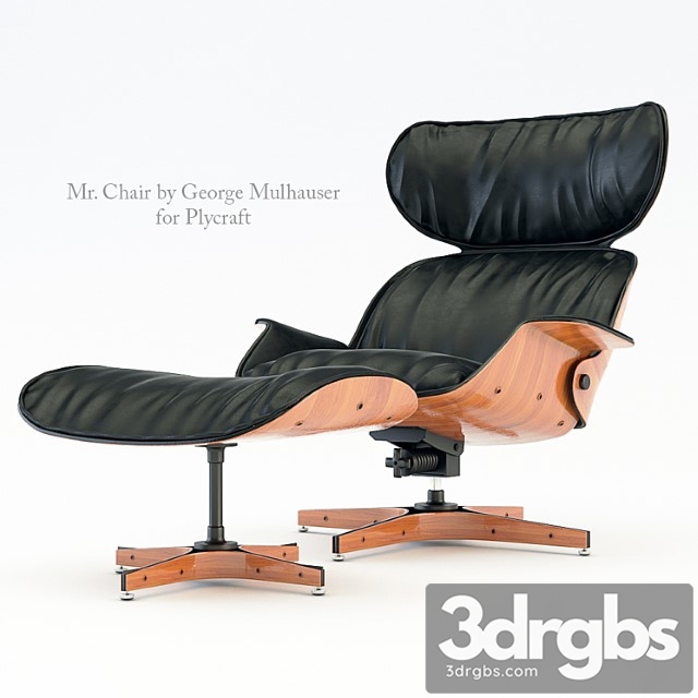 Mr. chair by george mulhauser for plycraft 3dsmax Download - thumbnail 1