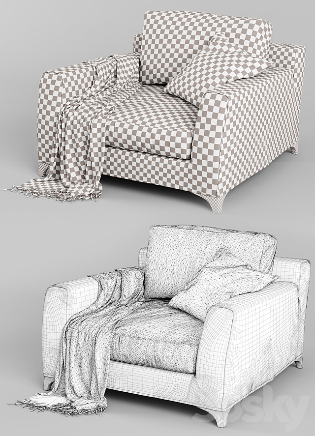 MR FLOYD | Chair 3DS Max Model - thumbnail 3