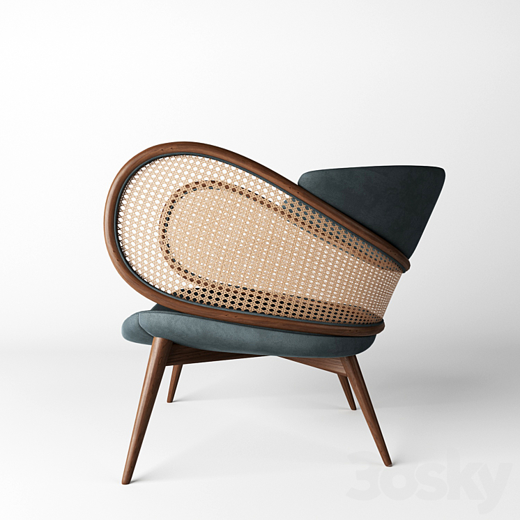 MUDHIF \/ ARMCHAIR 3DS Max Model - thumbnail 2