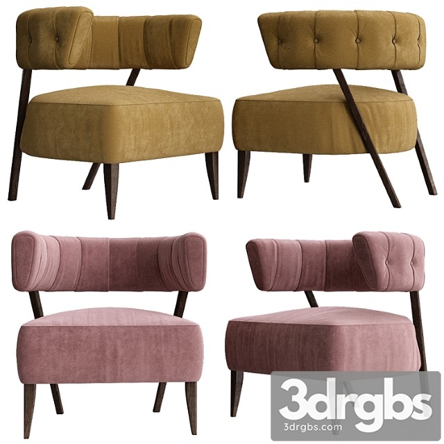 Munna aileen armchair 3dsmax Download - thumbnail 1