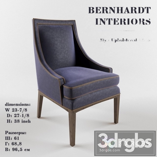 Mya Upholster Chair 3dsmax Download - thumbnail 1