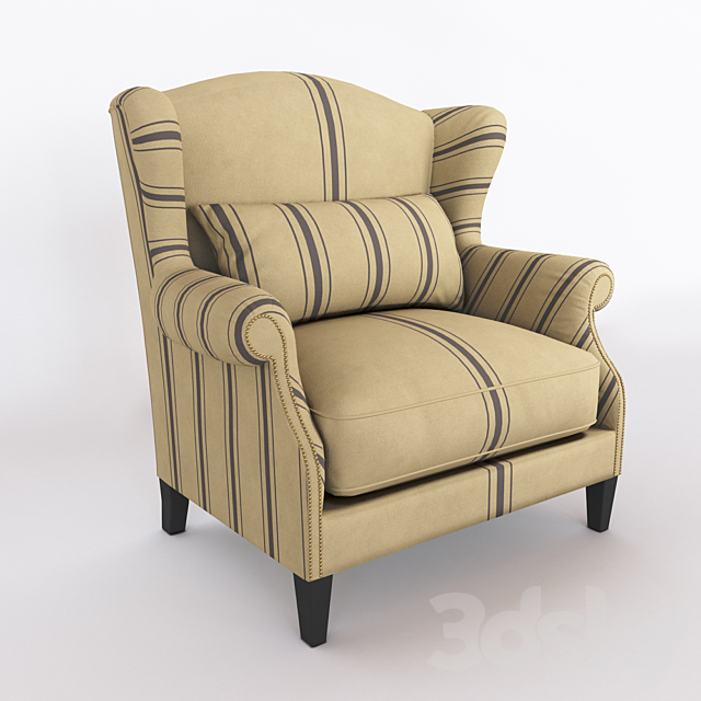 Napoleon Arm Chair 3DSMax File - thumbnail 1