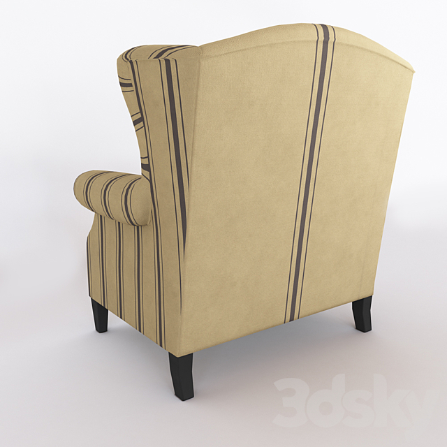 Napoleon Arm Chair 3DSMax File - thumbnail 2